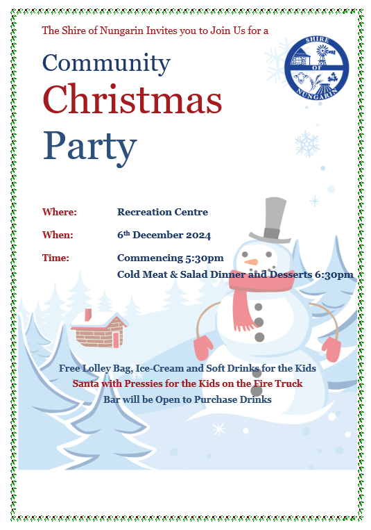 Community Christmas Party 2024!!